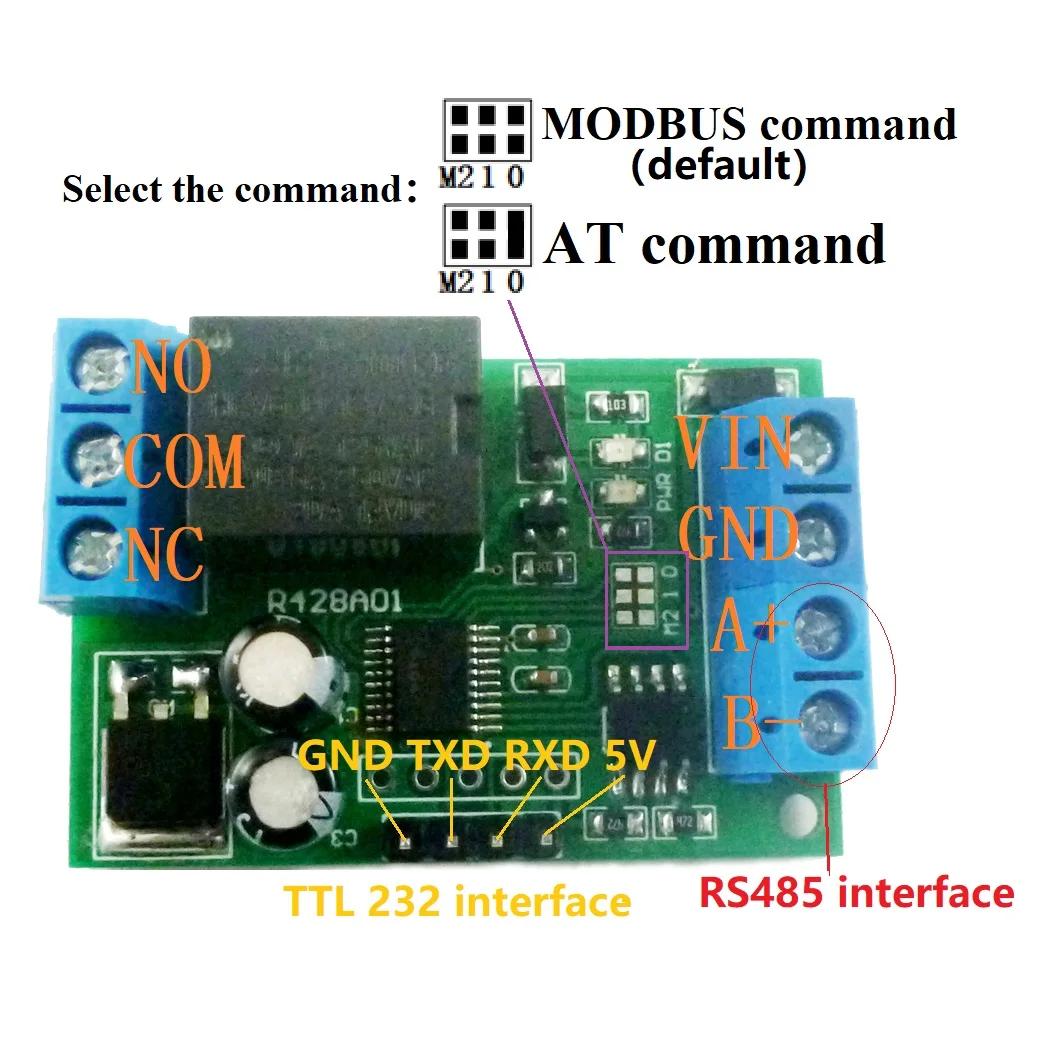 RTU  ġ  PC USB COM UART  Ʈ , 1CH 12V DC 2 in 1 RS485 RS232 TTL AT 